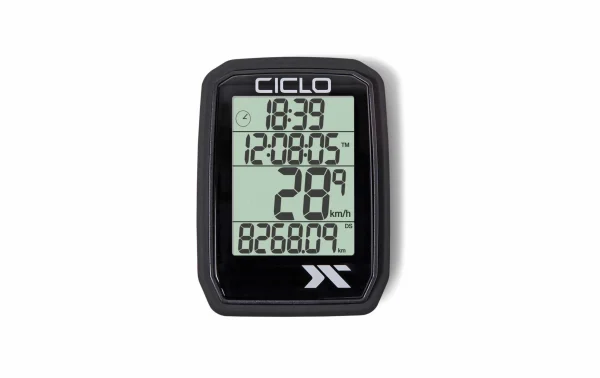 Ciclosport Compteur à Vélo Protos 105 Noir – Fahrradcomputer 1